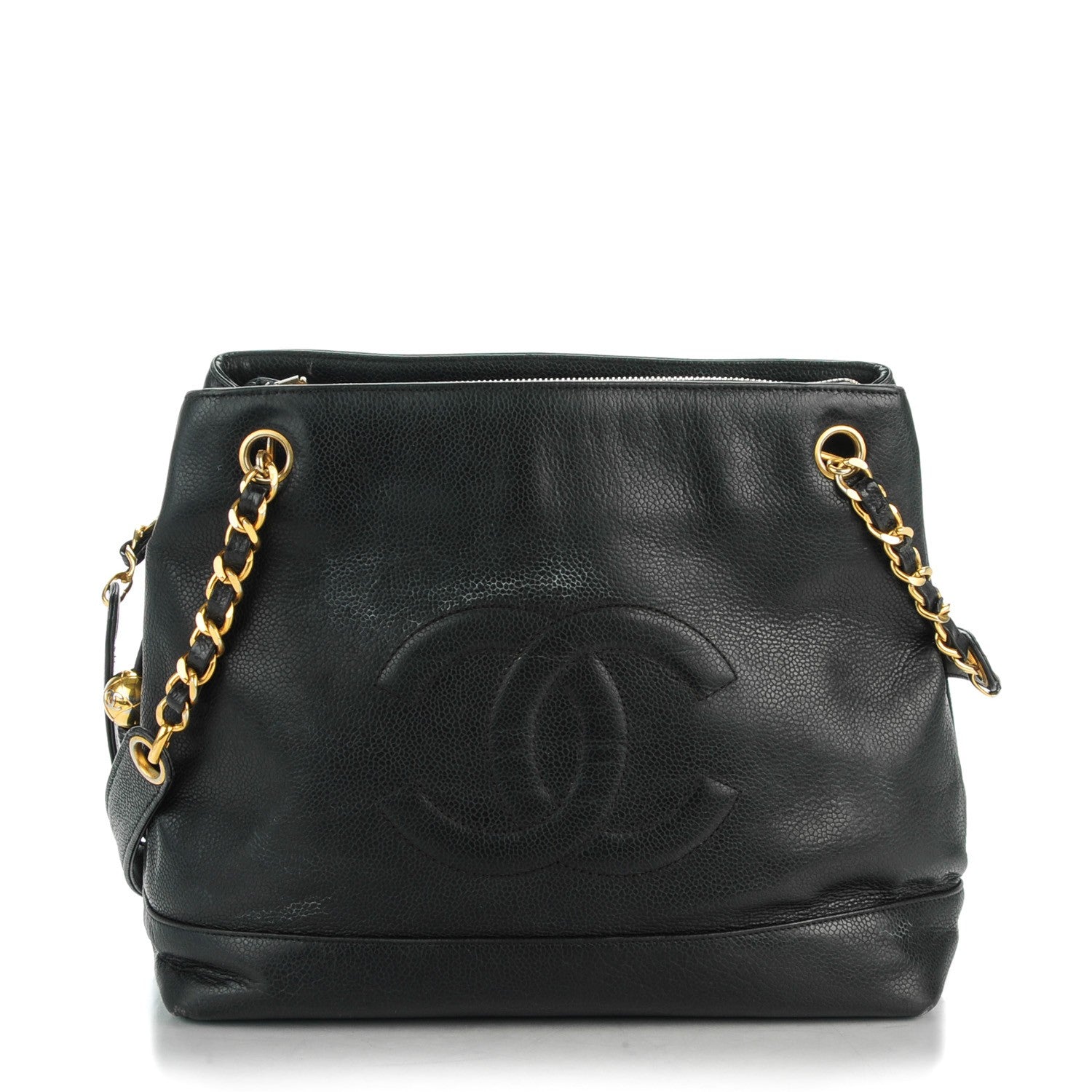 Chanel Caviar CC Shoulder Bag Black 1 of 7