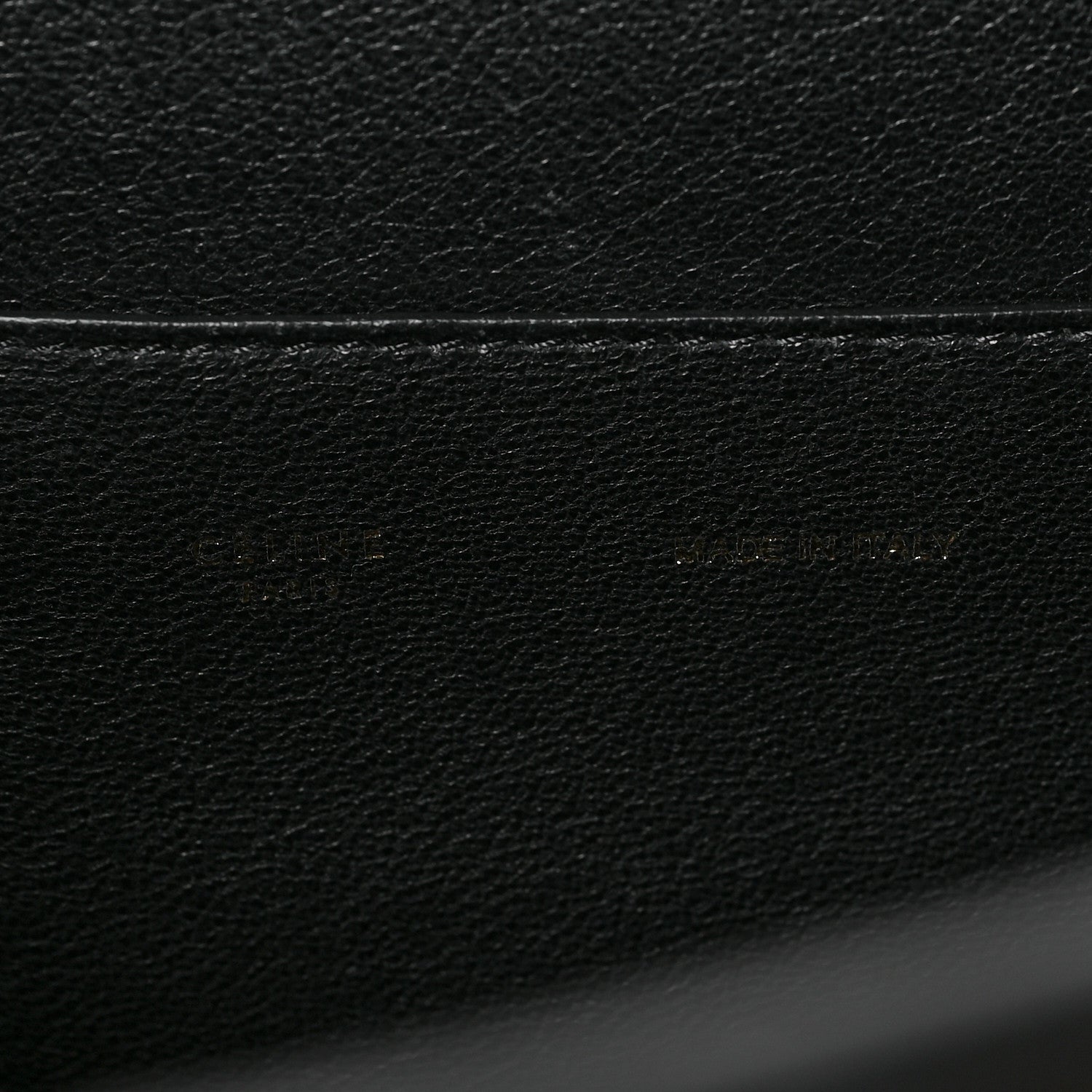 Celine Snakeskin Suede Small Trapeze Black 6 of 8
