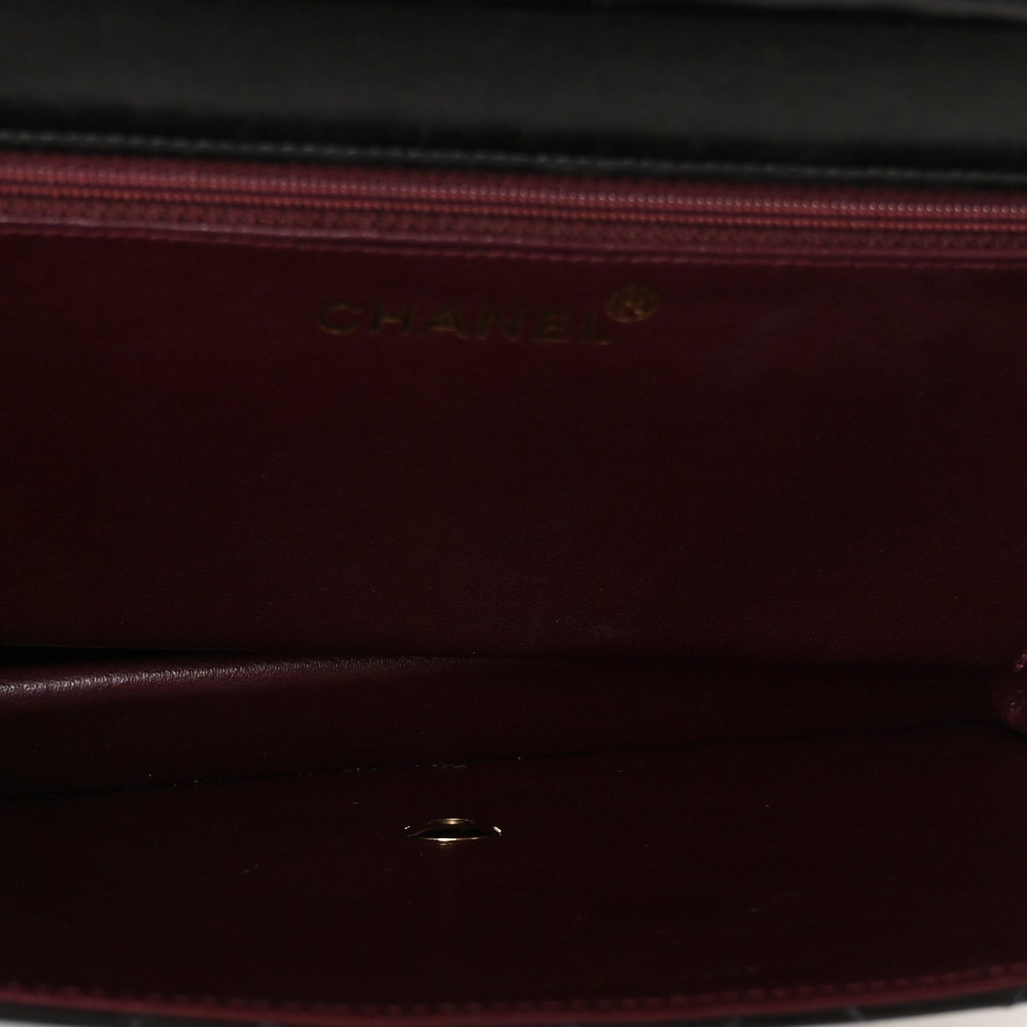 Lambskin Quilted Medium Single Flap Black