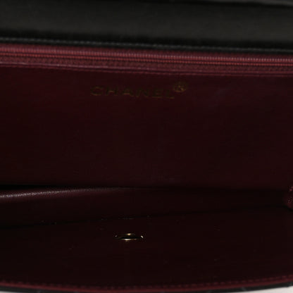 Chanel Lambskin Quilted Medium Single Flap Black 5 of 12