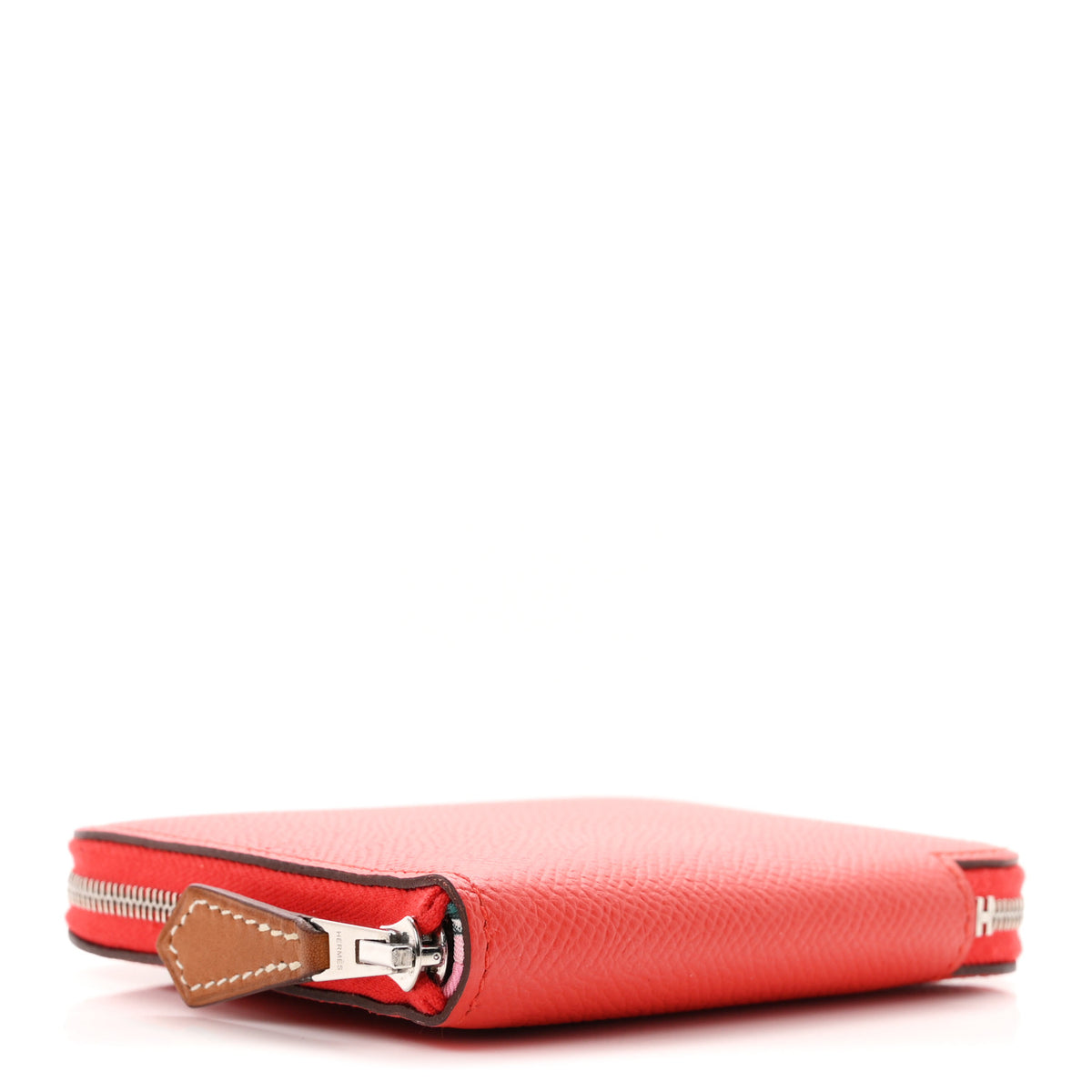 Hermes Epsom Silk'In Compact Wallet Capucine 4 of 8