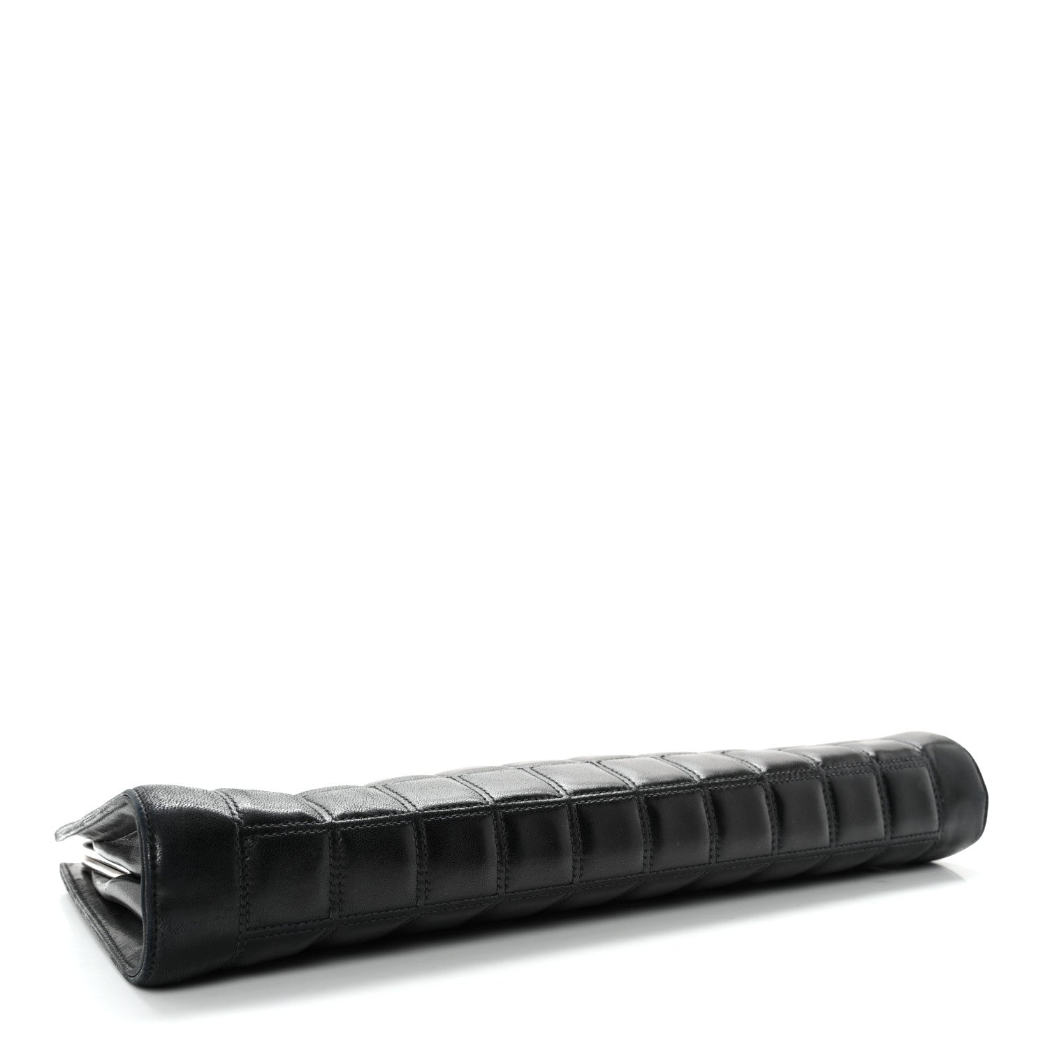 Chanel Lambskin Crystal CC Quilted Clutch Black 5 of 13