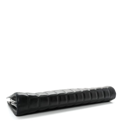 Chanel Lambskin Crystal CC Quilted Clutch Black 5 of 13