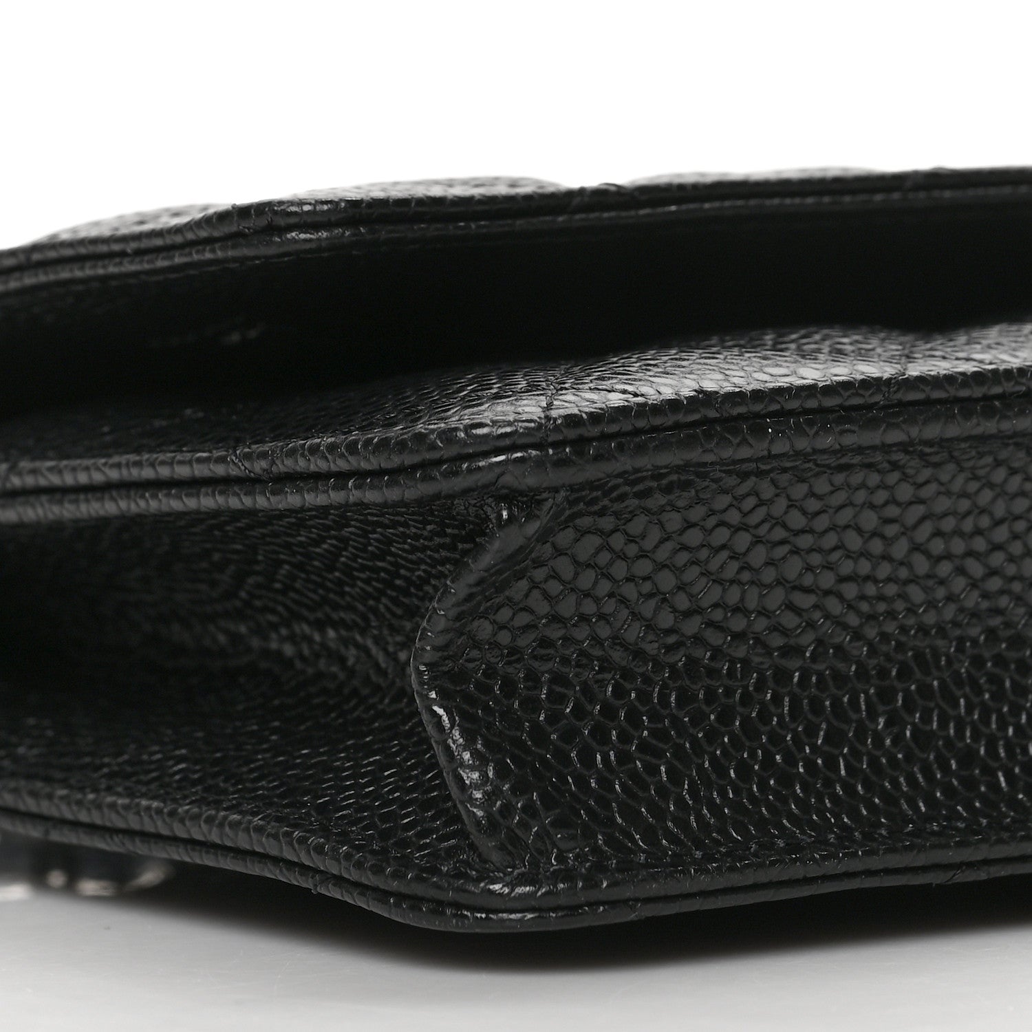 Chanel Caviar Quilted Wallet On Chain WOC Black 10 of 12