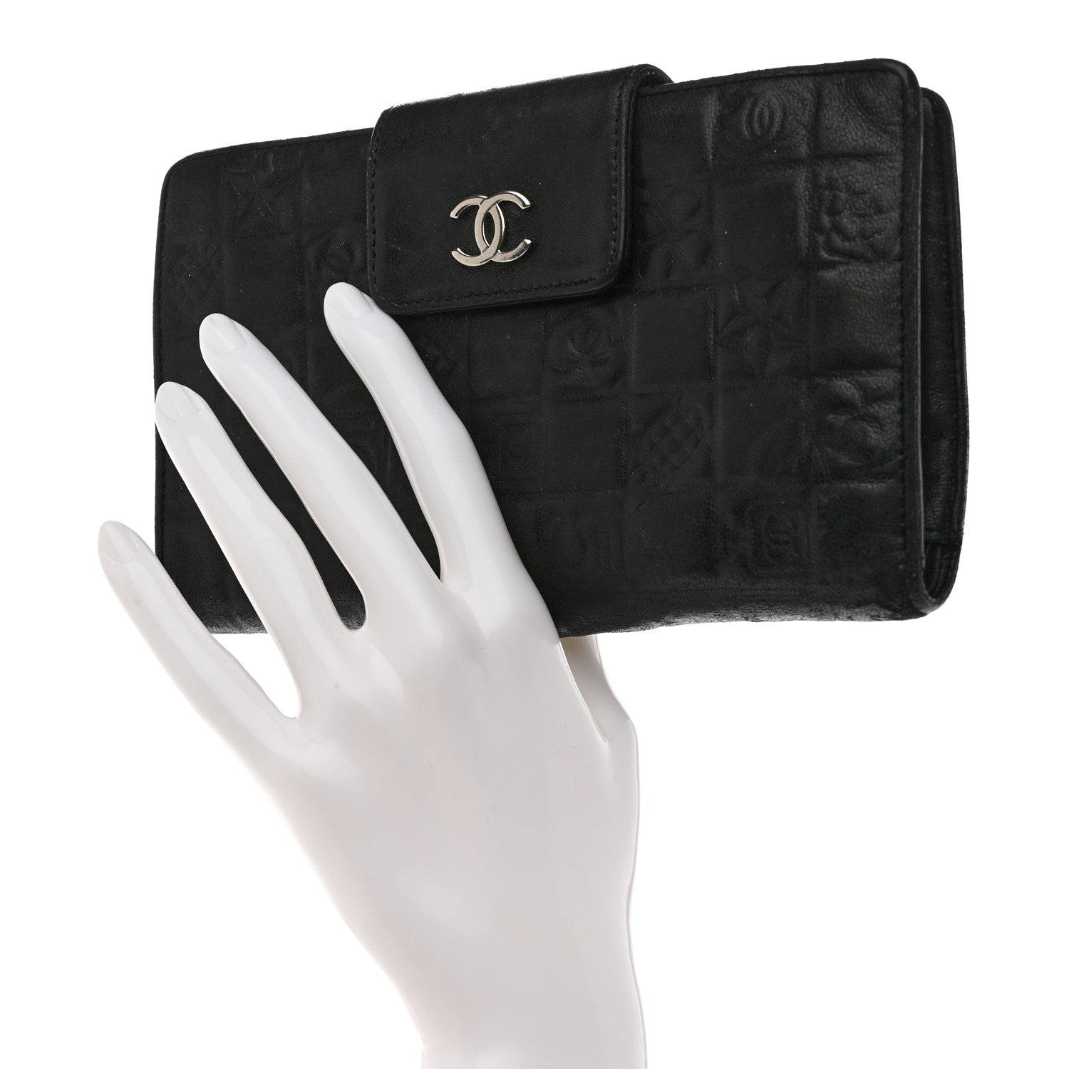 Chanel Calfskin Lucky Symbols French Wallet Black 2 of 11