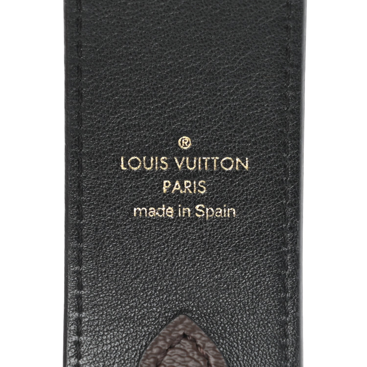 Louis Vuitton Monogram Bandouliere Shoulder Strap Black 3 of 6