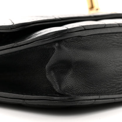 Chanel Lambskin Quilted Trendy CC Wallet On Chain WOC Black 10 of 13