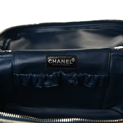 Chanel Denim Vanity Cosmetic Case Blue 6 of 19