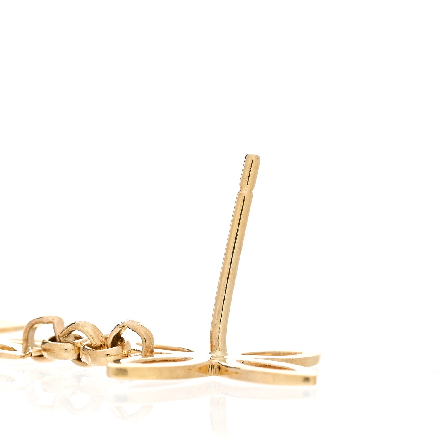 John Hardy 18K Yellow Gold Kawung Chandelier Earrings 6 of 6