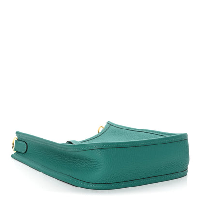 Hermes Taurillon Clemence Evelyne TPM Vert Verone 4 of 7