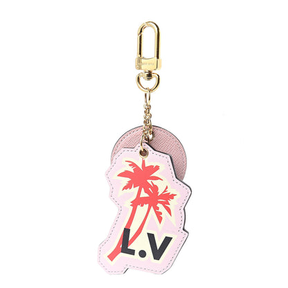Louis Vuitton Calfskin Monogram World Tour Bag Charm Key Holder 1 of 4