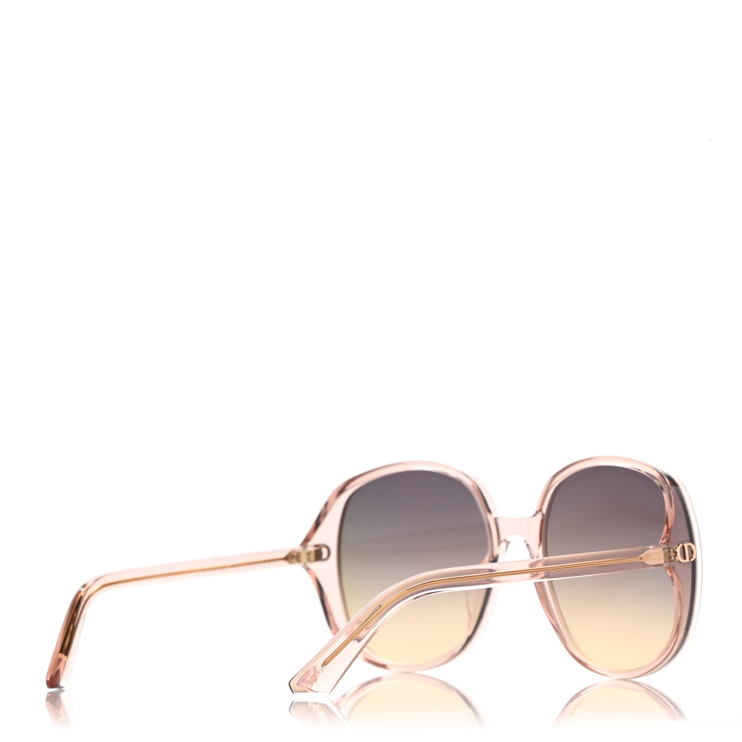 Christian Dior Transparent Acetate D-Doll Sunglasses Shiny Pink Violet 4 of 8