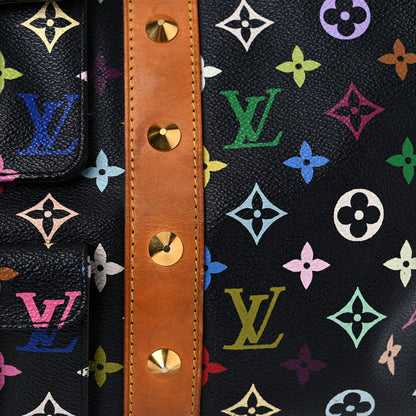 Louis Vuitton Monogram Multicolor Keepall 45 Black 23 of 44