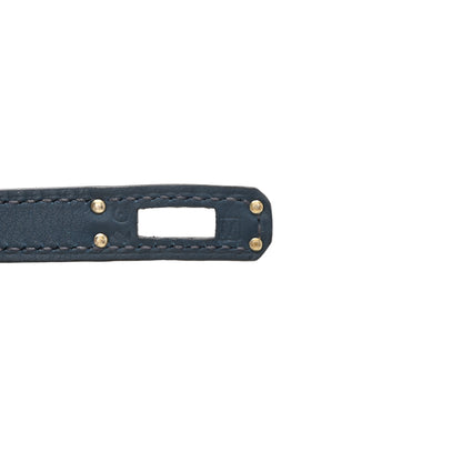 Hermes Swift Kelly Danse II Belt Bag Deep Blue 7 of 8