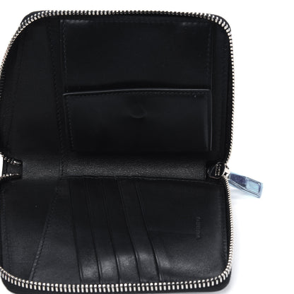 Proenza Schouler Metallic Crinkled Calfskin Zip Compact Wallet Silver 5 of 9