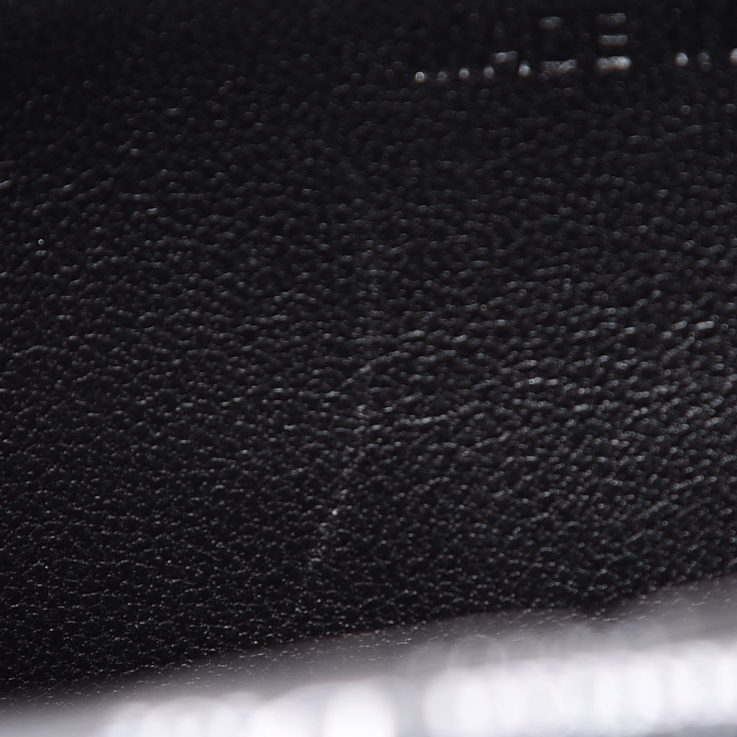 Christian Dior Grained Calfskin Diorama Wallet on Chain Pouch Black 8 of 12