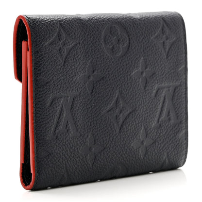 Louis Vuitton Empreinte Victorine Wallet Marine Rouge 3 of 6