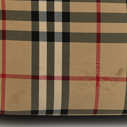 Burberry House Check Small Canterbury Tote Burgundy 12 of 13