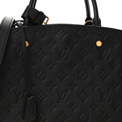 Louis Vuitton Empreinte Montaigne MM Black 7 of 14