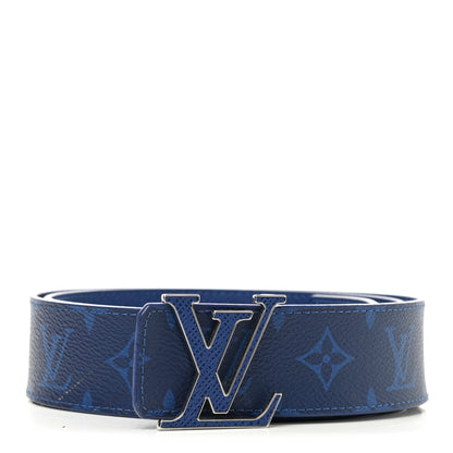 Louis Vuitton Monogram 40mm Reversible LV Initiales Belt 95 38 Cobalt Blue 1 of 4