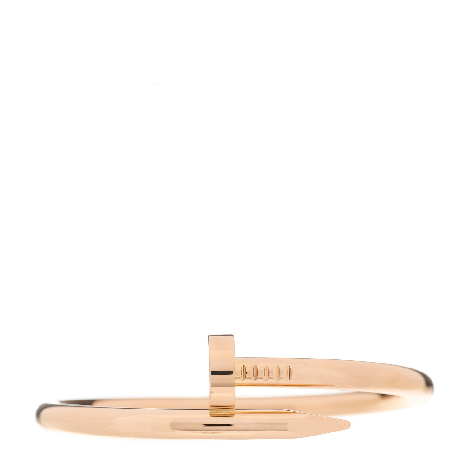 Cartier 18K Pink Gold Medium Juste Un Clou Bracelet 18 1 of 3