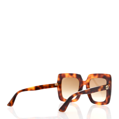 Gucci Acetate Oversize Sunglasses GG0328S Havana Brown 4 of 7