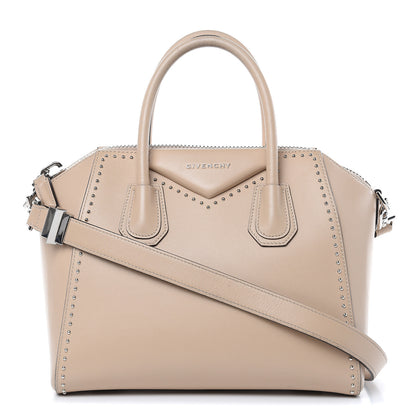 Givenchy Calfskin Small Studded Antigona Nude 1 of 21