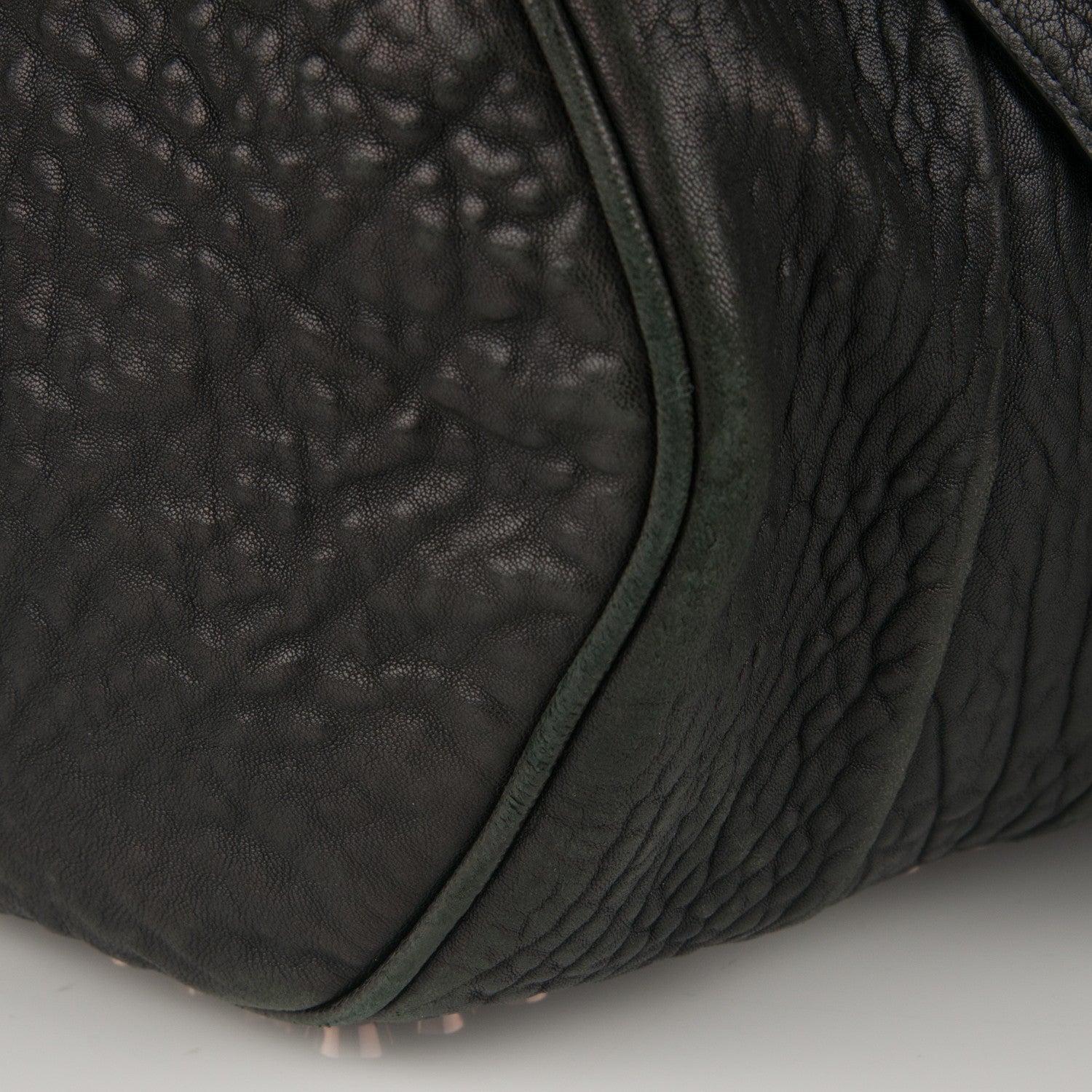 Alexander Wang Pebbled Lambskin Rocco Black Rose Gold Hardware 9 of 12