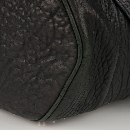Alexander Wang Pebbled Lambskin Rocco Black Rose Gold Hardware 9 of 12