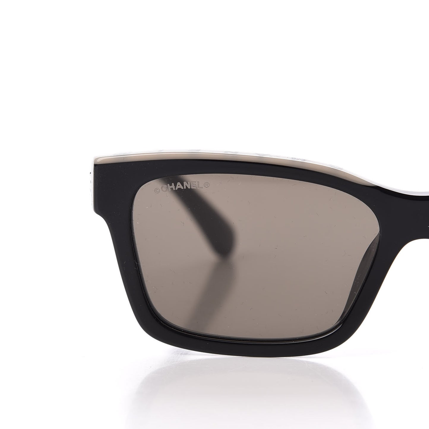 Acetate Square Sunglasses 5417-A Black