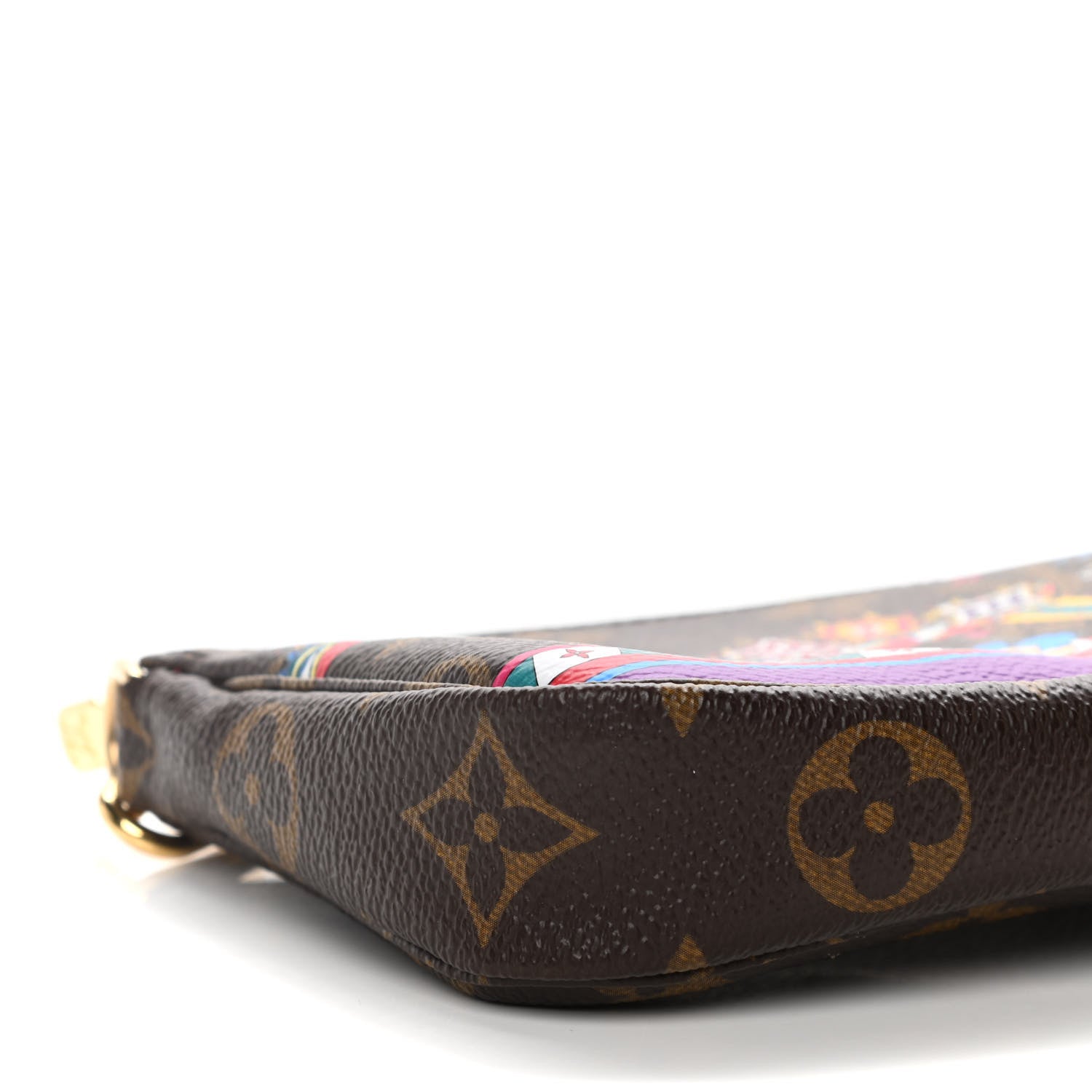 Louis Vuitton Monogram 2020 Christmas Animation Bumper Cars Mini Pochette Accessories Coquelicot 8 of 11