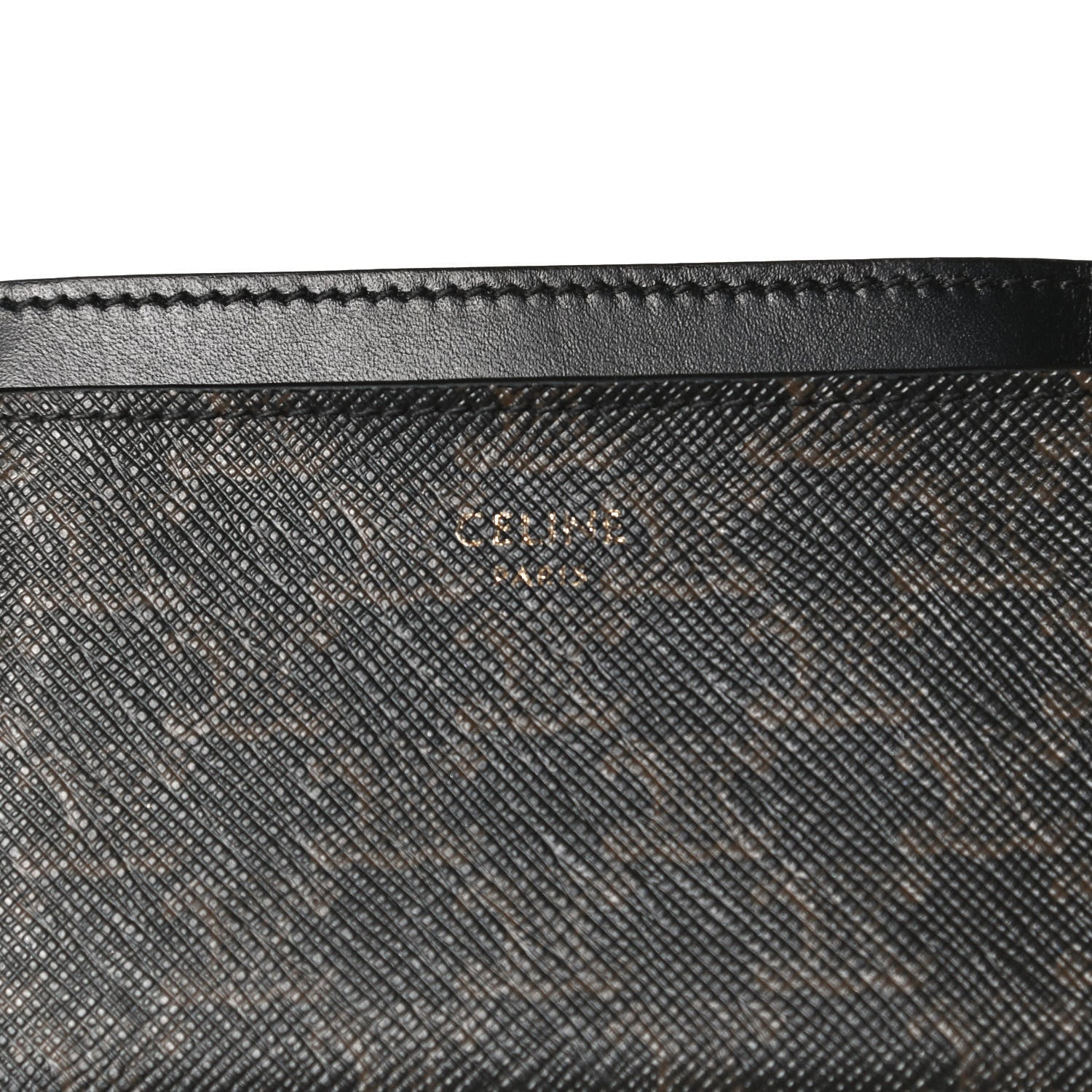 Celine Triomphe Canvas Card Holder Black 9 of 9