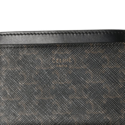 Celine Triomphe Canvas Card Holder Black 9 of 9