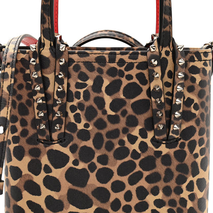 Christian Louboutin Calfskin Leopard Mini North South Cabata Tote Multicolor 6 of 9
