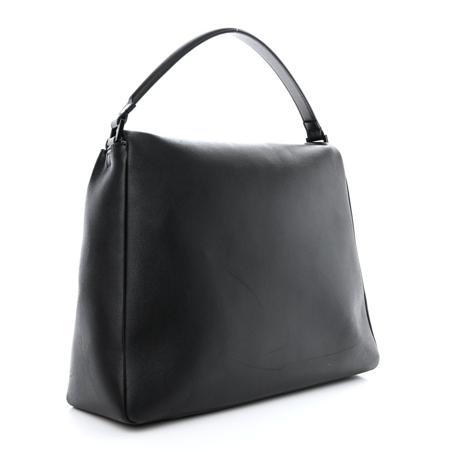 Nappa Monochrome One Stud Hobo Black