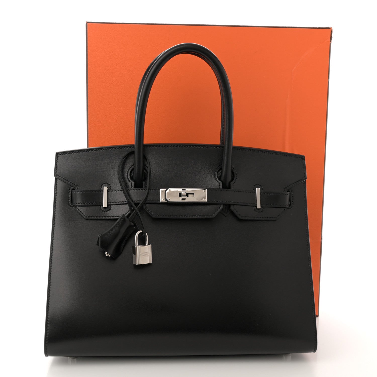 Hermes Box Birkin Sellier 30 Black 1626119 – FASHIONPHILE