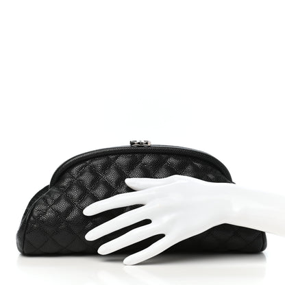 Chanel Caviar Quilted Timeless Clutch Black 2 of 7