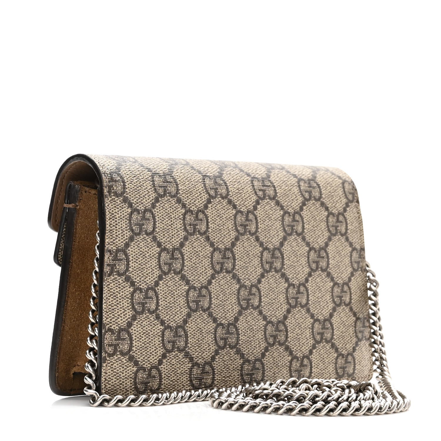 Gucci GG Supreme Monogram Super Mini Dionysus Shoulder Bag Taupe 3 of 9
