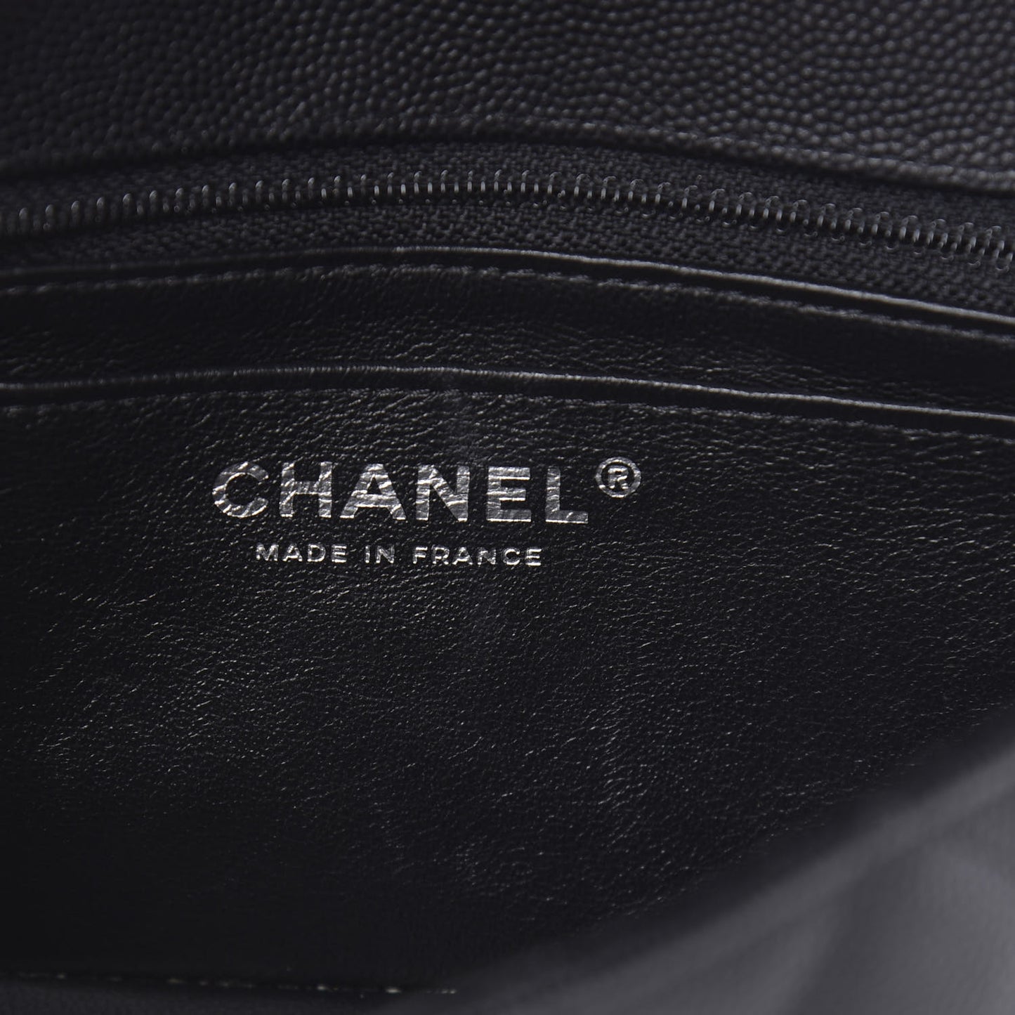 Caviar Quilted Mini Rectangular Flap Black