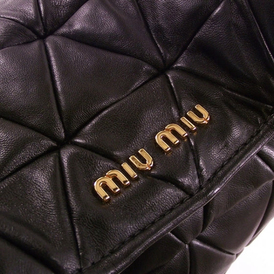 Nappa Studded Sacca Black