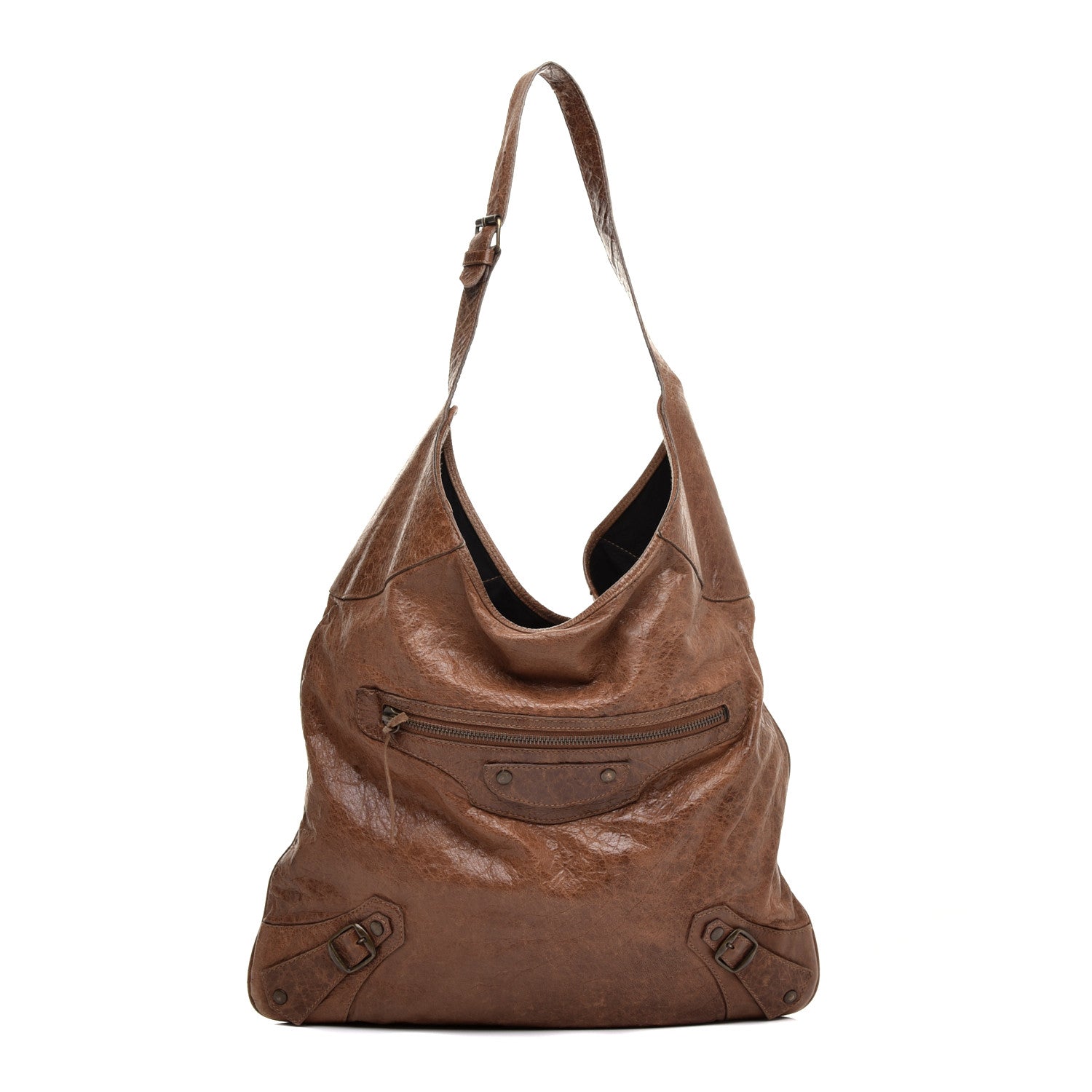 Balenciaga Agneau Classic Hardware Besace Hobo Sienna 1 of 9