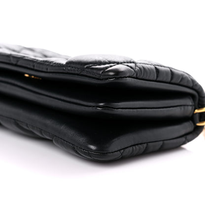 Christian Dior Calfskin Macrocannage Mini Caro Bag Black 7 of 7