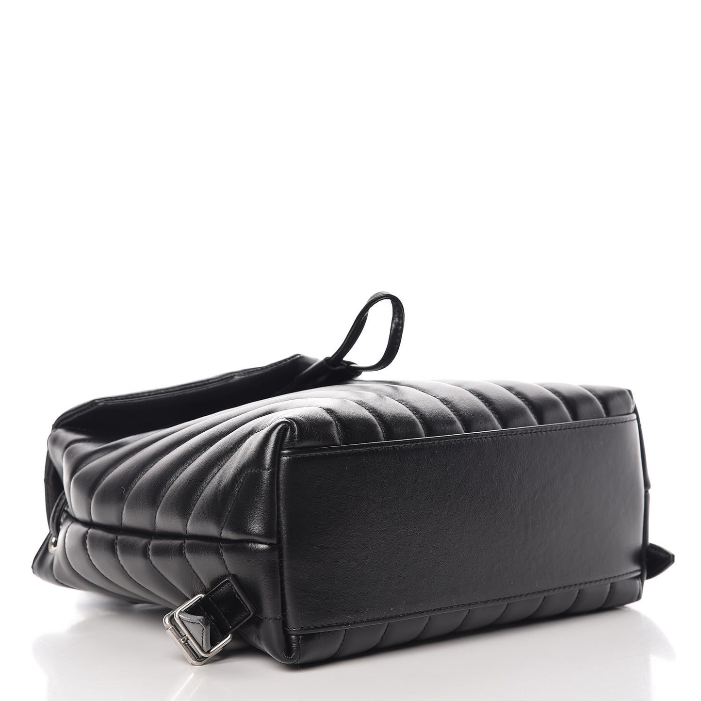 Calfskin Y Quilted Monogram Small Loulou Backpack Black