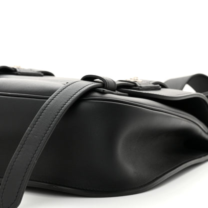 Versace Calfskin Small Biker Chain Satchel Black 9 of 9