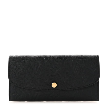 Louis Vuitton Empreinte Emilie Wallet Black Dune 1 of 6