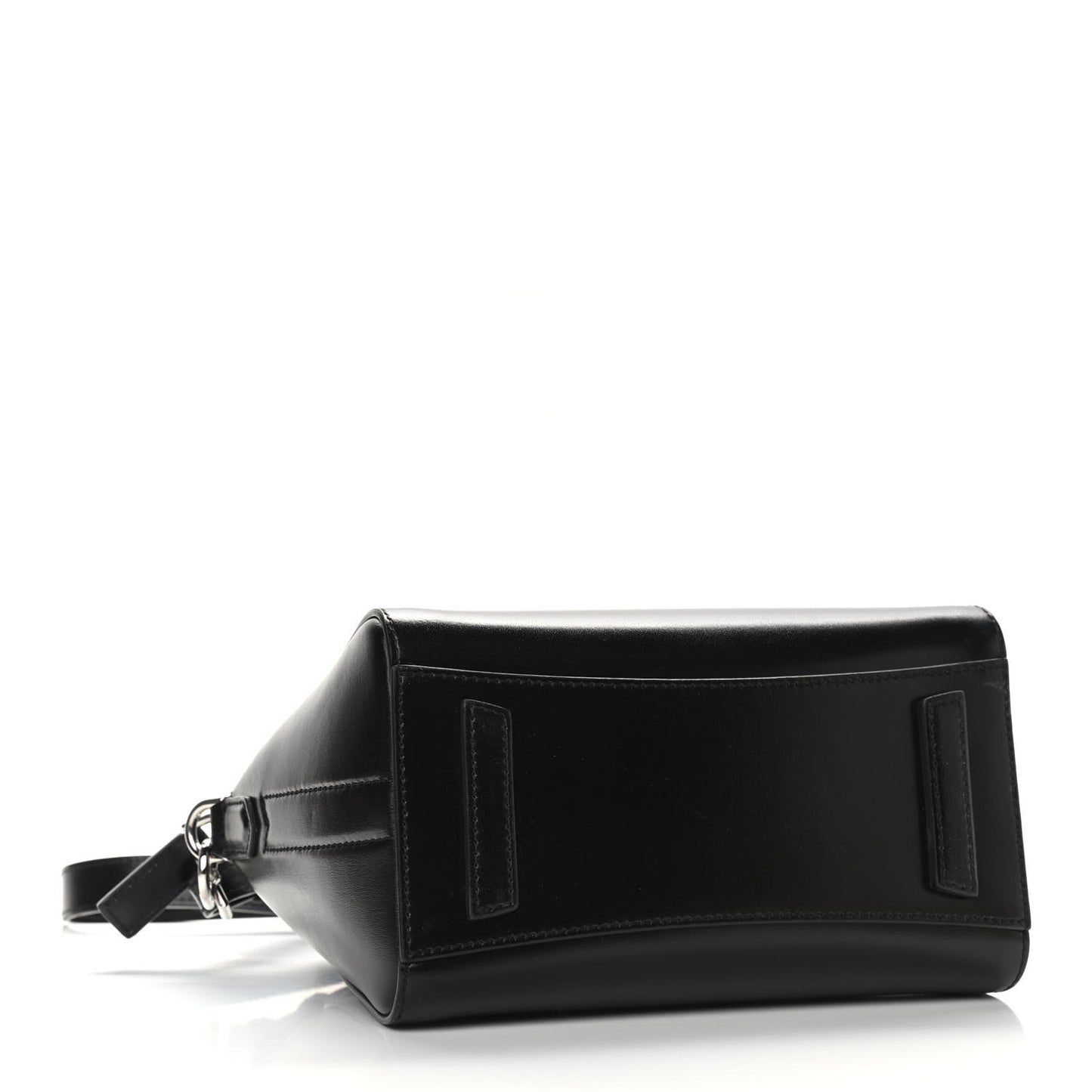 Shiny Lord Calfskin Mini Antigona Black