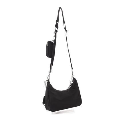 Prada Nylon Re-Edition 2005 Shoulder Bag Black 3 of 11