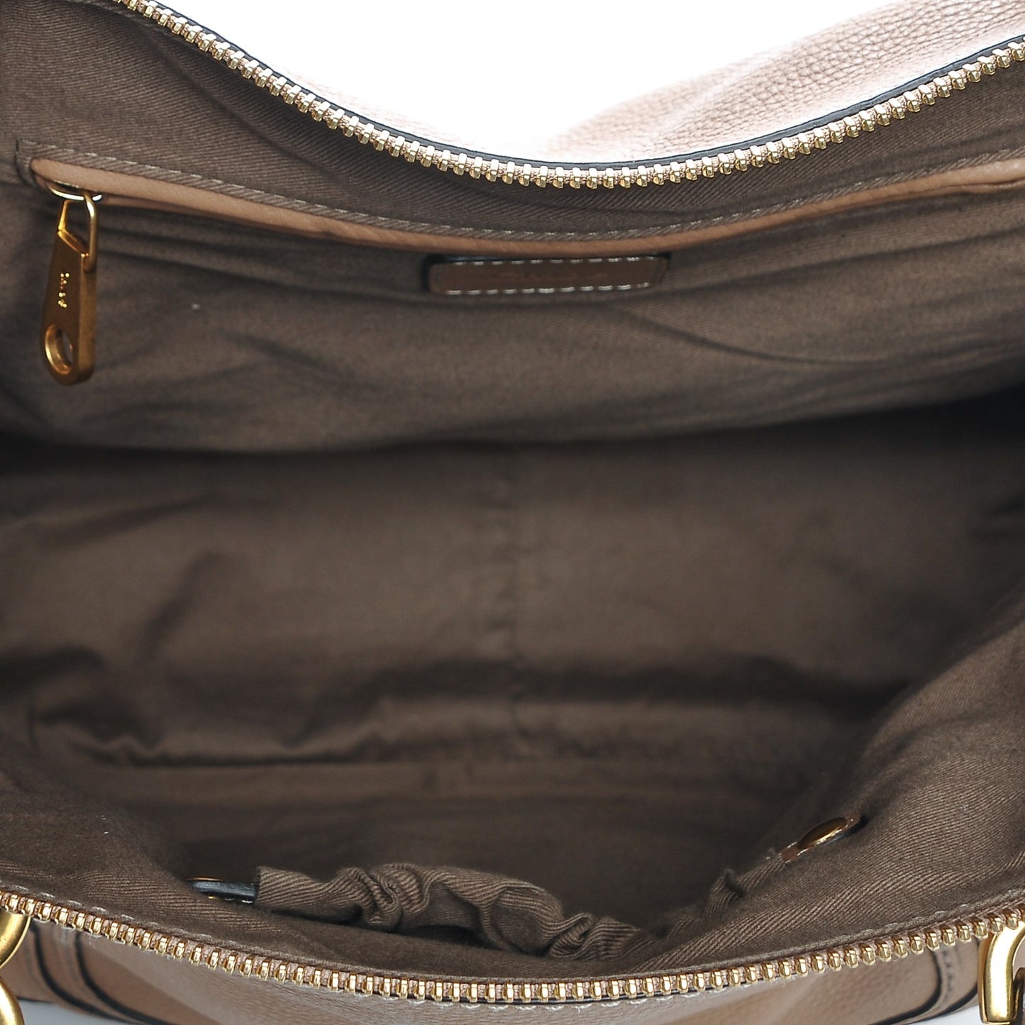 Calfskin Large Marcie Satchel Nut