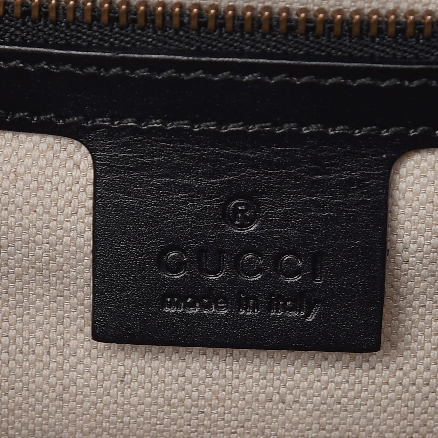 Calfskin Web Heart Medium GG Marmont Chain Handle Bag Black