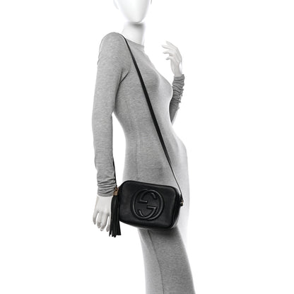 Gucci Pebbled Calfskin Small Soho Disco Bag Black 2 of 11